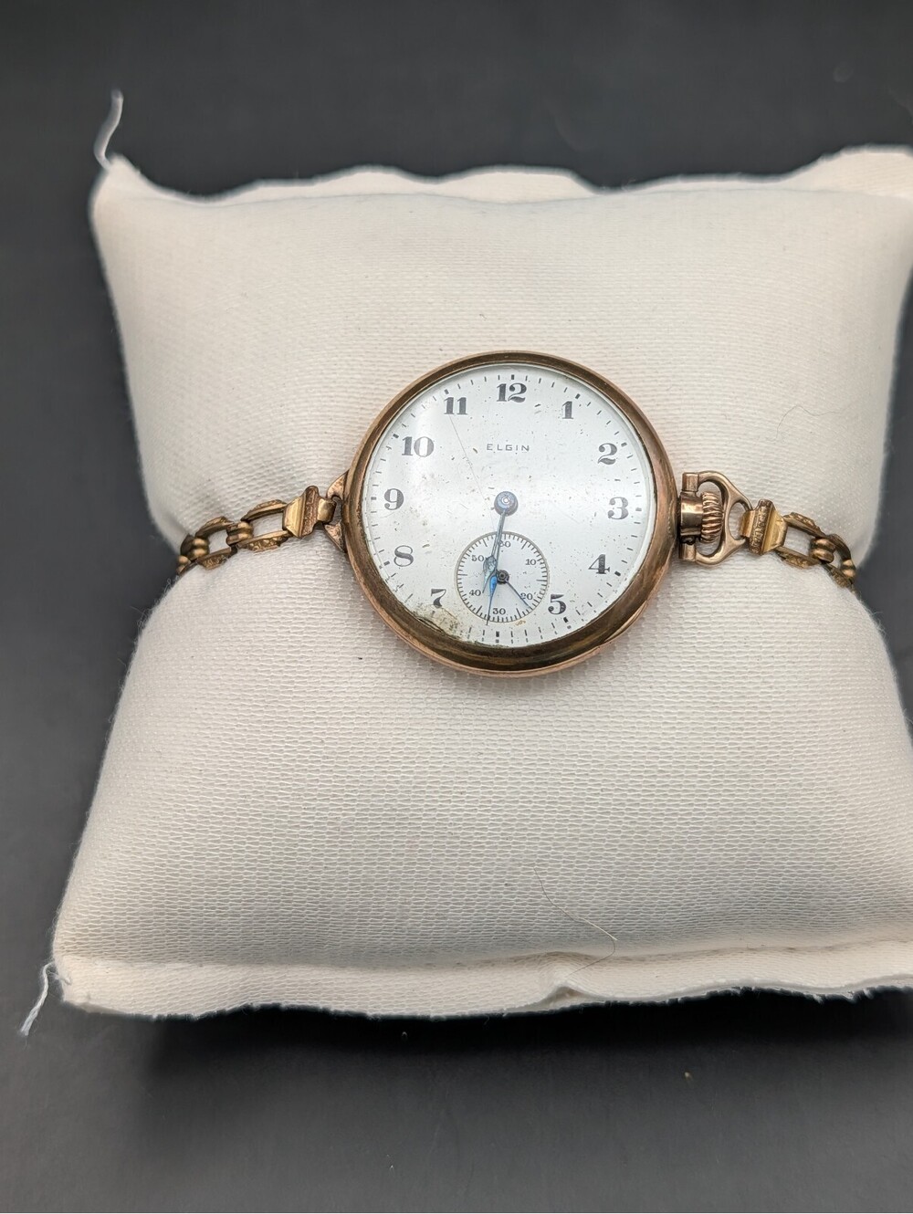 Vintage 1919 Elgin Ladies Pocket Watch 0s Wadsworth 20Yr Gold Filled FOR REPAIR